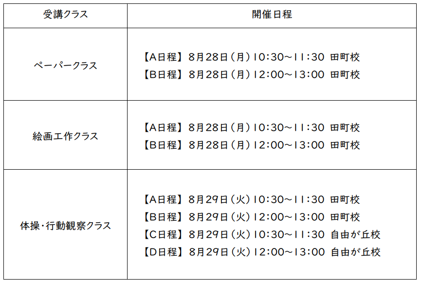 新年中】スイングONE 無料体験会 | 小学校受験専門の塾 スイング幼児教室
