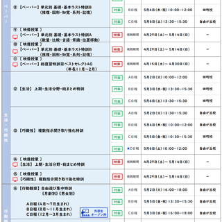 年長】GW講習会 | 小学校受験専門の塾 スイング幼児教室