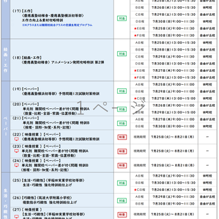 年長】夏期講習会 | 小学校受験専門の塾 スイング幼児教室