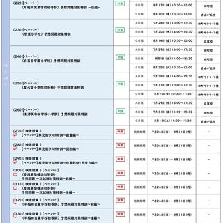 終了※【年長】夏期講習会 | 小学校受験専門の塾 スイング幼児教室